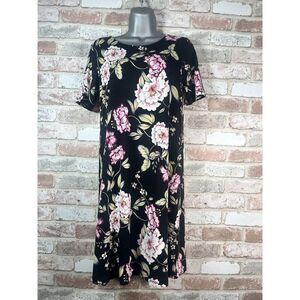 Yumi Kim Sz S Black Floral Love Song Livi Shift Spring‎ Summer Dress